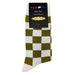 White Green Checker Socks Sockfly 4