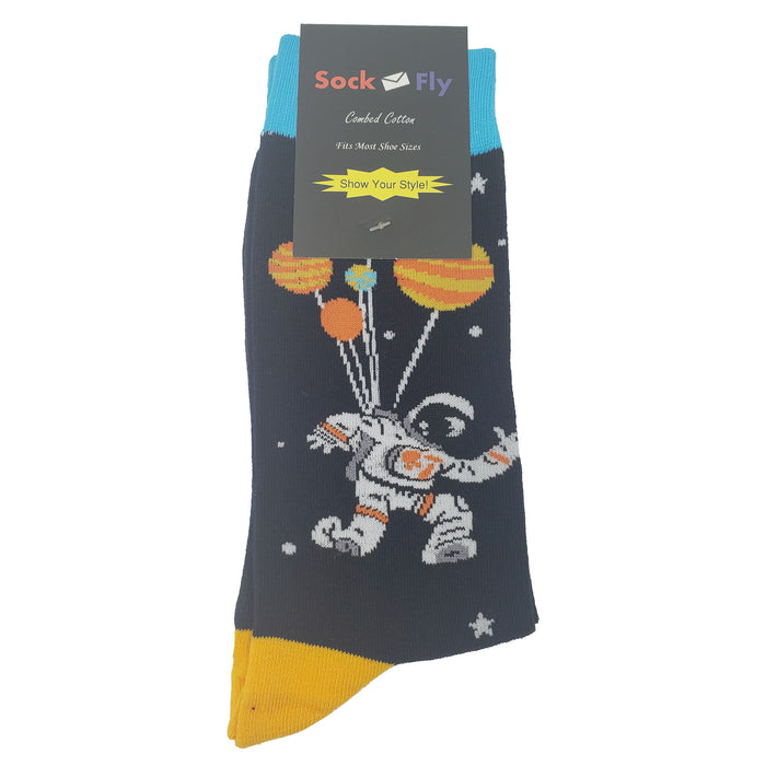 Balloon Space Man Socks Sockfly 4