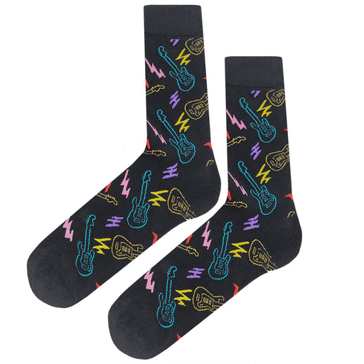 Black Light Guitar Socks Sockfly 1