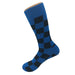 Blue Black Checker Socks Sockfly 3