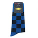 Blue Black Checker Socks Sockfly 4