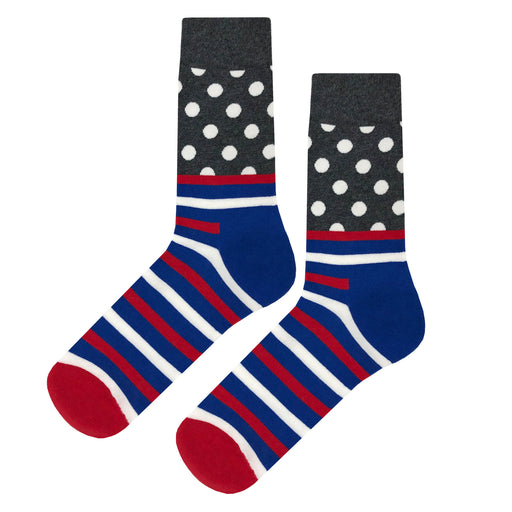 Blue Stripe Socks Sockfly 1