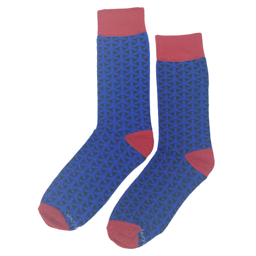 Blue Hex Socks Sockfly 1