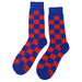 Blue Red Checker Socks Sockfly 1