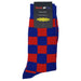 Blue Red Checker Socks Sockfly 4
