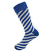 Blue and White Stripe Socks Sockfly 3