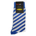 Blue and White Stripe Socks Sockfly 4