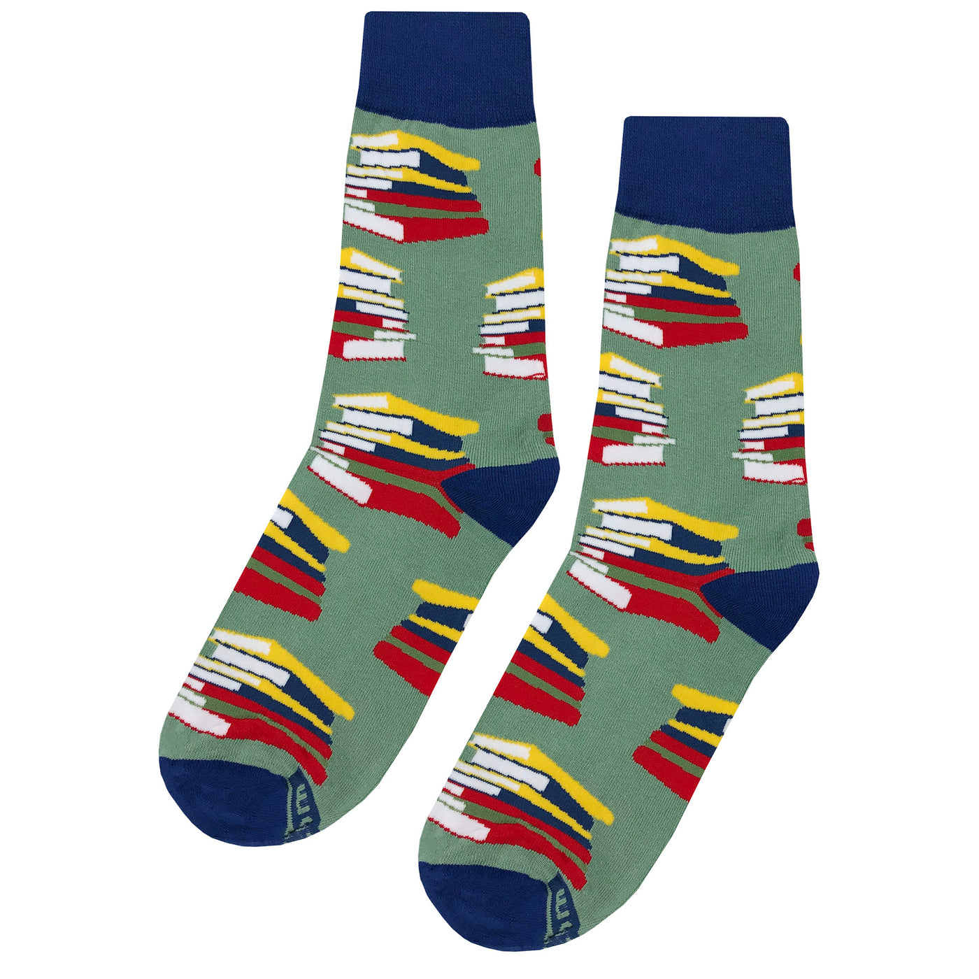 Books Stack Socks Fun and Crazy Socks at