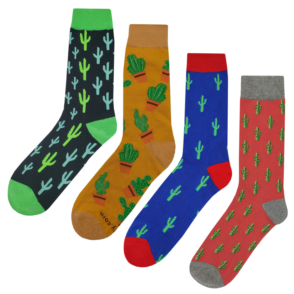 Cactus Socks 4 Pack