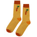 Carrot Face Socks Sockfly 1