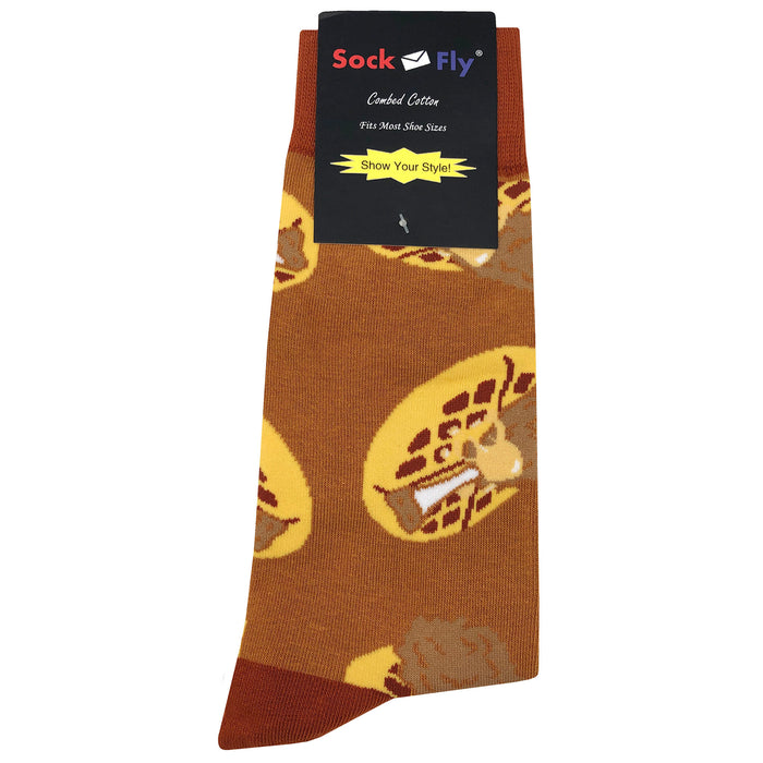 Chik'n Waffle Socks Sockfly 4