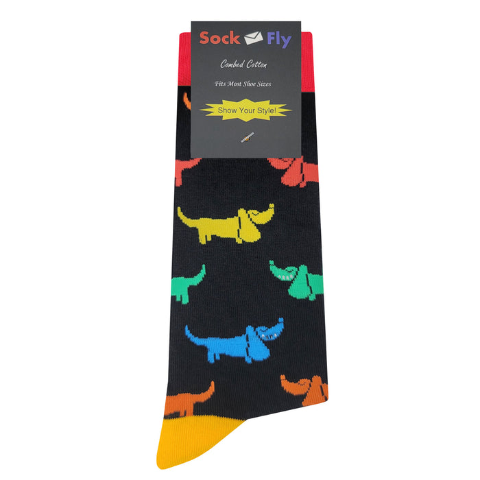 Colorful Wiener Dog Socks Sockfly 4