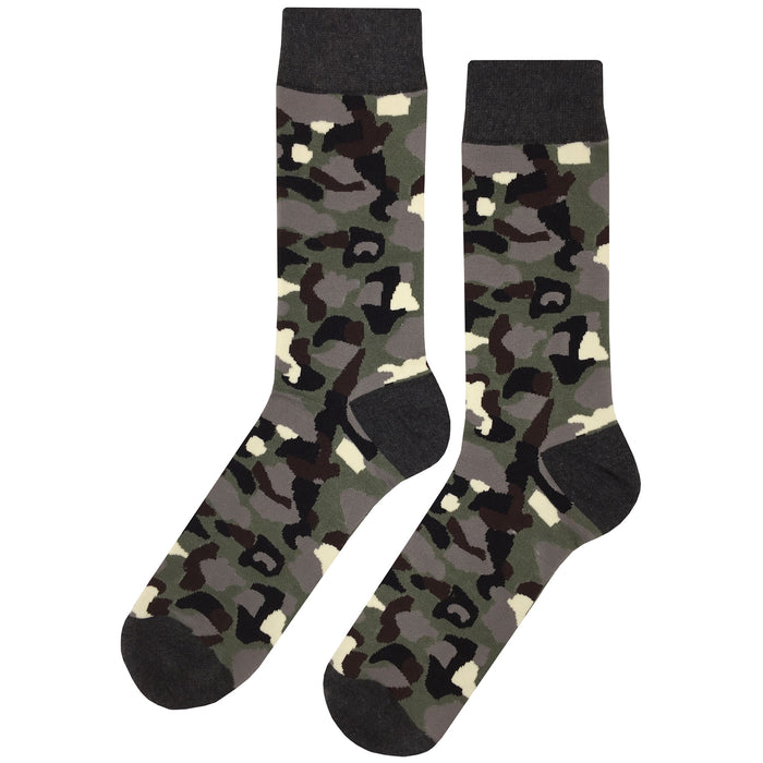 Dark Camouflage Socks Sockfly 1