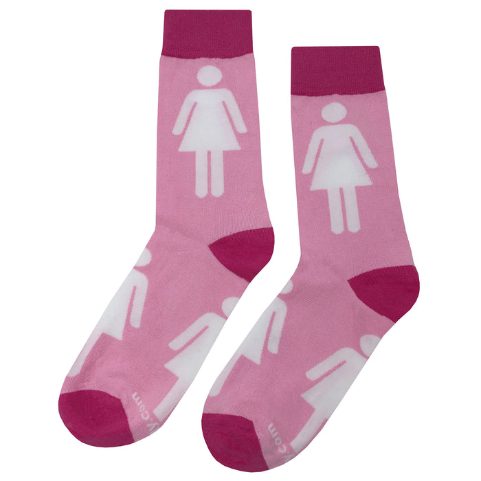 Female Restroom Socks Sockfly 1