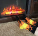 Fire socks toasty by the fireplace