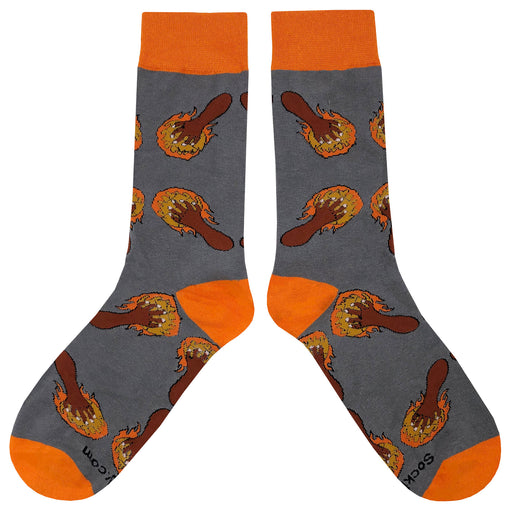 Flaming Basketball Socks Sockfly 2