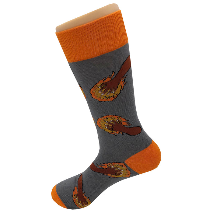 Flaming Basketball Socks Sockfly 3