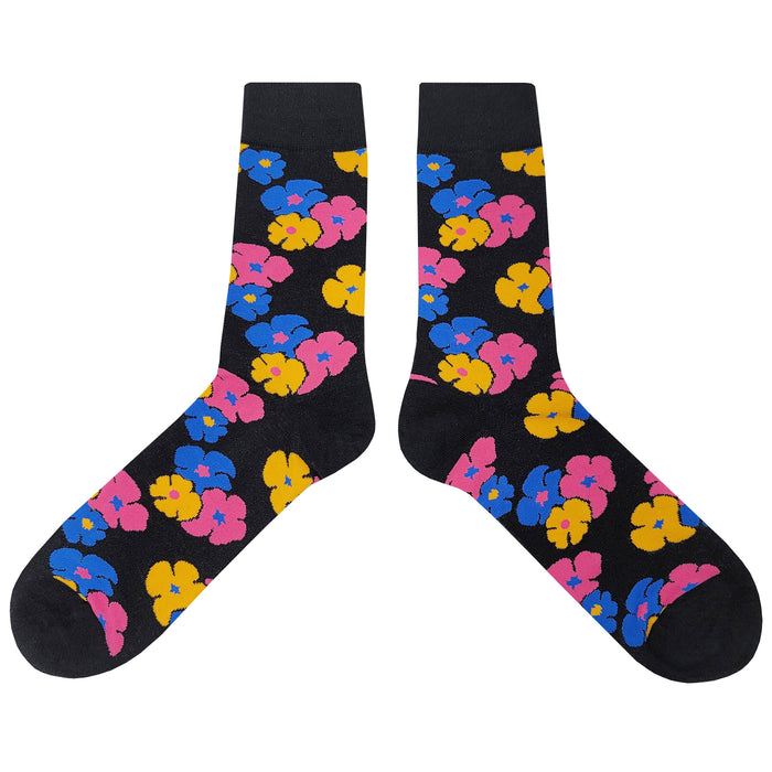Fun Hawaiian Flower Socks Sockfly 2