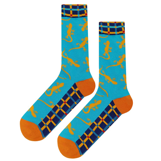funky dress socks Funky Lizard Socks