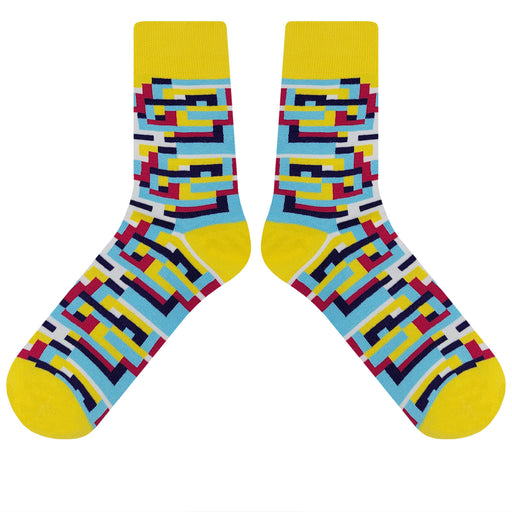 Geometric Painting Socks Sockfly 2