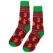 Gingerbread Holiday Socks Sockfly 1