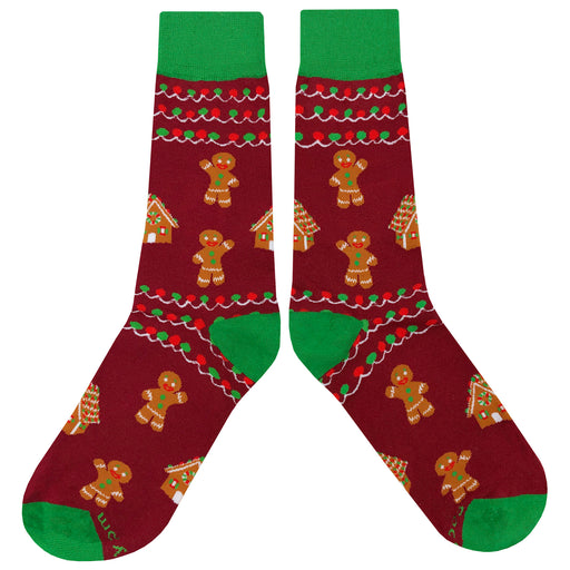Gingerbread Holiday Socks Sockfly 2