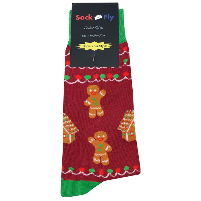 Gingerbread Holiday Socks Sockfly 4