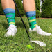 Golf Green Socks On The Golf Course