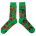 Green Paisley Socks Sockfly 2