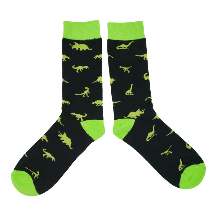 Green Dinosaur Socks Sockfly 2