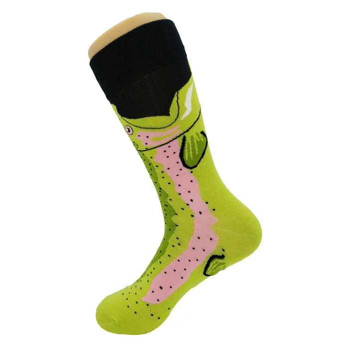 Green Fish Trout Socks Sockfly 3