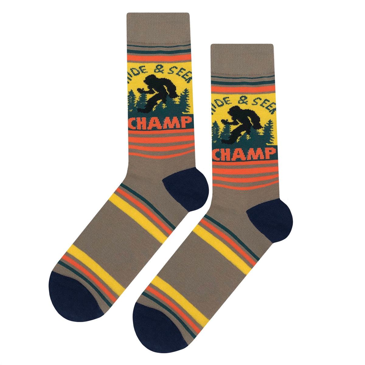 Hide Bigfoot Socks Fun and Crazy Socks at