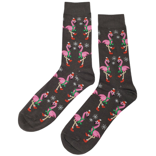 Holiday Flamingo Socks Sockfly 1