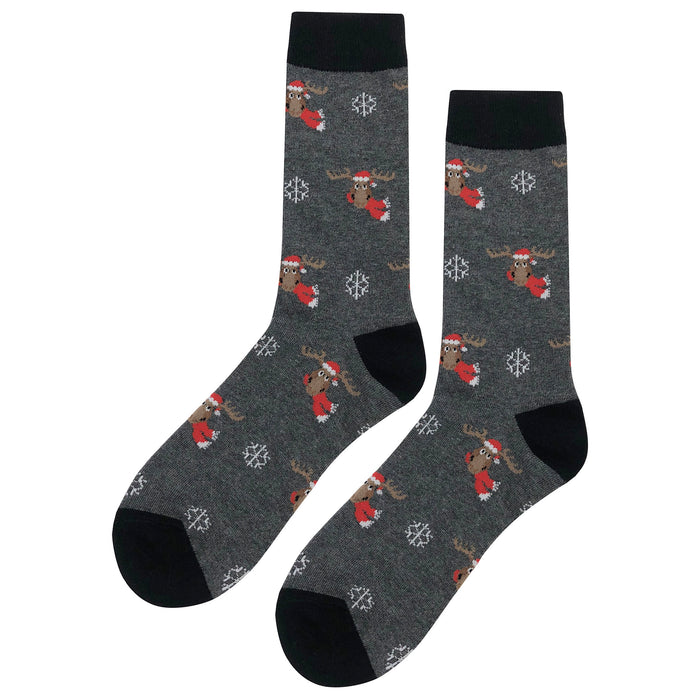 Holiday Moose Socks Sockfly 1