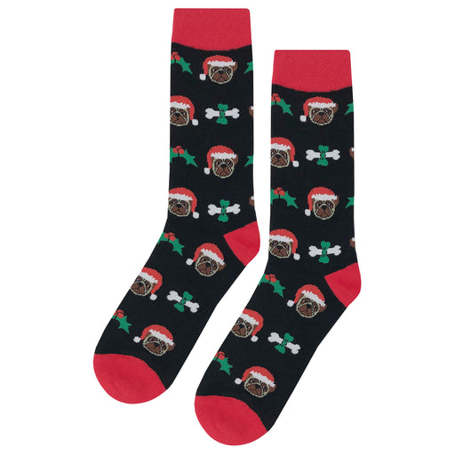 Holiday Pug Socks Sockfly 1