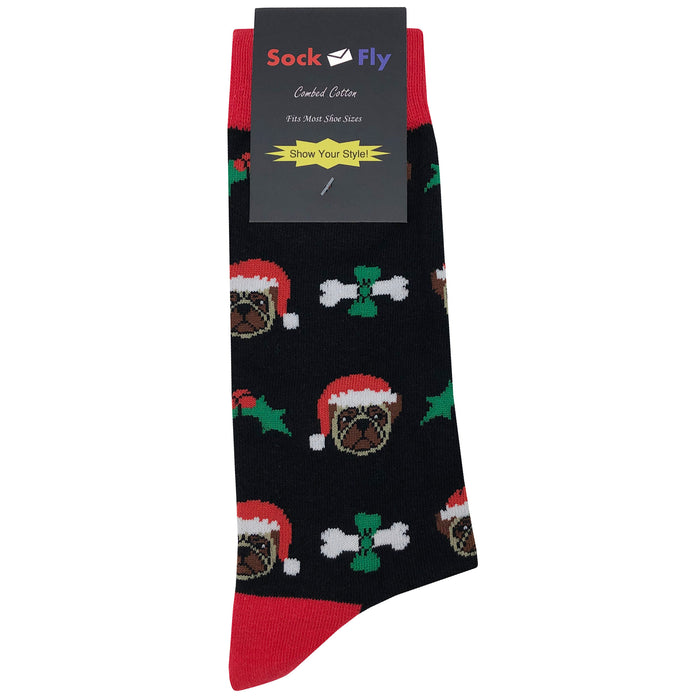 Holiday Pug Socks Sockfly 4