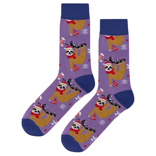 Holiday Sloth Socks Sockfly 1