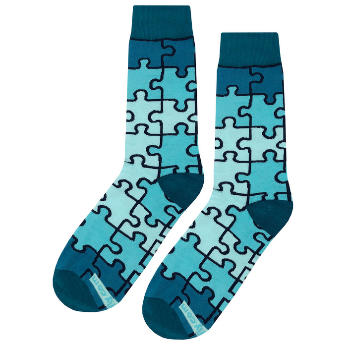 Jigsaw Puzzle Socks Sockfly 1
