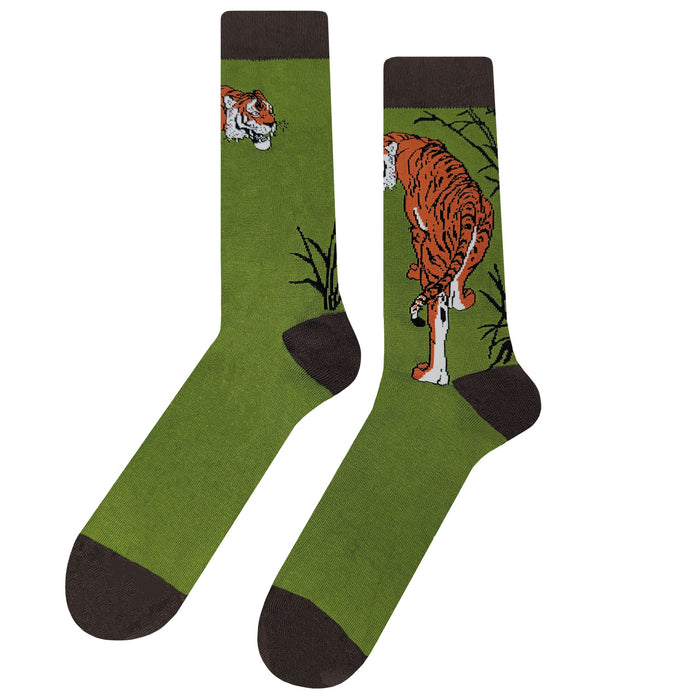 Jungle Tiger Socks - Fun and Crazy Socks at