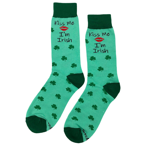 Kiss Me I'm Irish Socks Sockfly 1