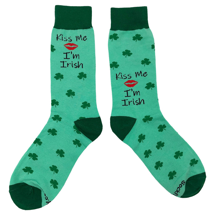 Kiss Me I'm Irish Socks Sockfly 2