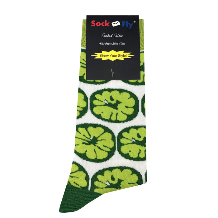 Lime Slice Socks Sockfly 4