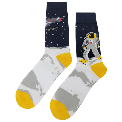 Man On Moon Socks Sockfly 1