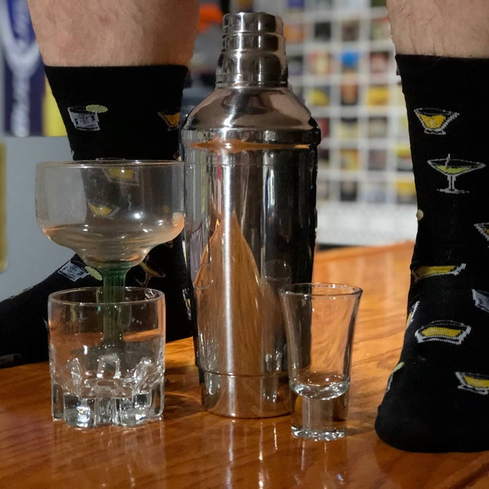 Martini & Drink Socks On The Bar