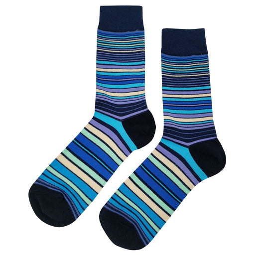 Midnight Vibe Stripe Socks Sockfly 1