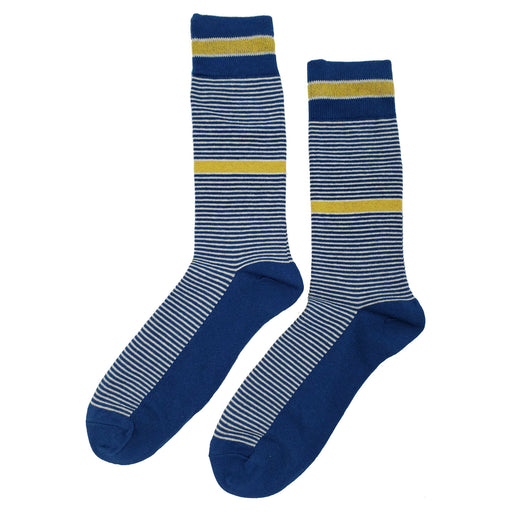 Navy Stripe Socks Sockfly 1