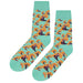 Orange Wave Socks Sockfly 1