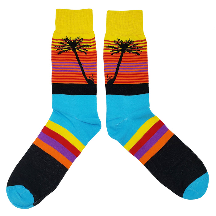 Palm Tree Horizon Socks Sockfly 2