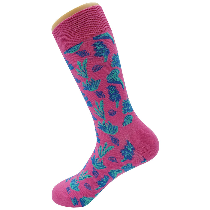 Pink Ocean Floor Socks Sockfly 3