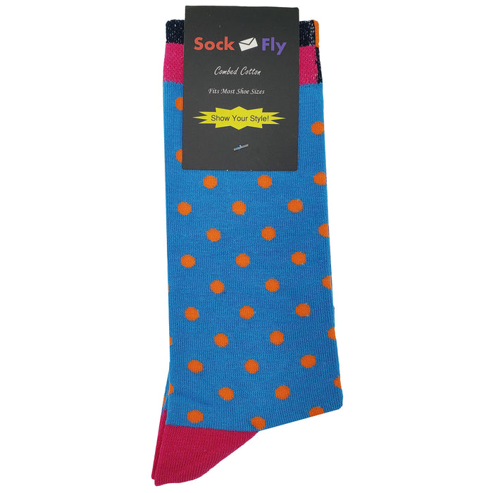 Pink Polka Dot Socks Sockfly 4